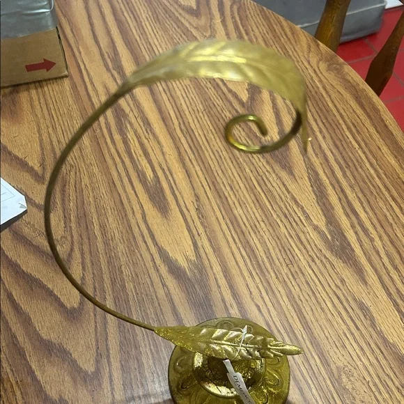 Demdaco Gold Leaf Accent 14” Ornament Stand - Picture 1 of 8